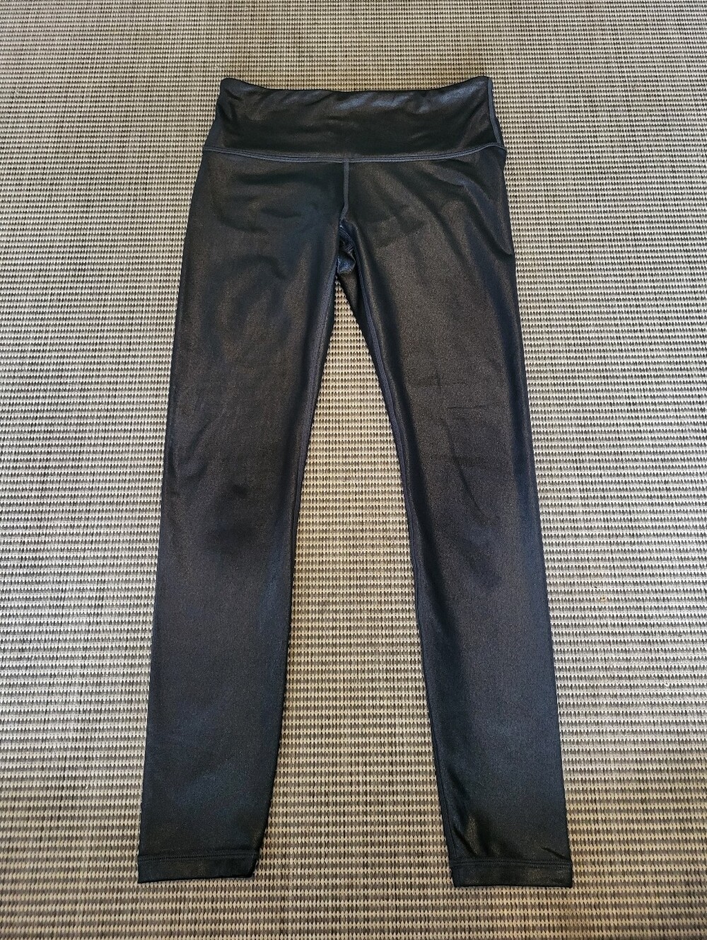 Athleta Elation Shimmer Tight Leggings XS Black Powervita High Rise